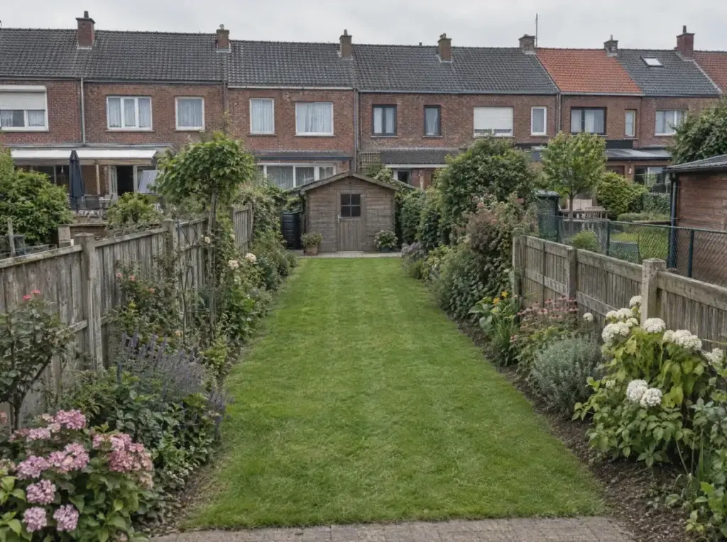 Verzorgde tuin in de Kempen – sfeerbeeld voor Geel