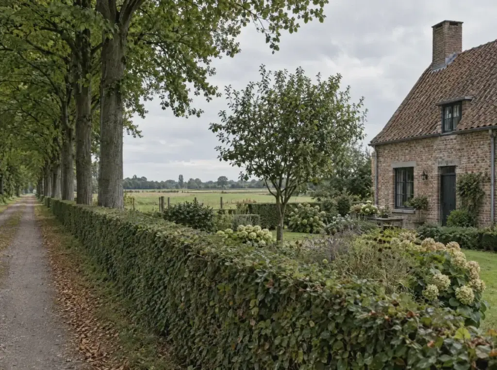 Verzorgde tuin in de Kempen – sfeerbeeld voor Merksplas